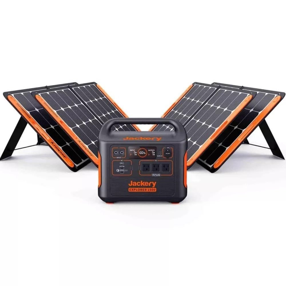 Jackery Solar Generator 1500 (Jackery 1500 + 4 x SolarSaga 100W)