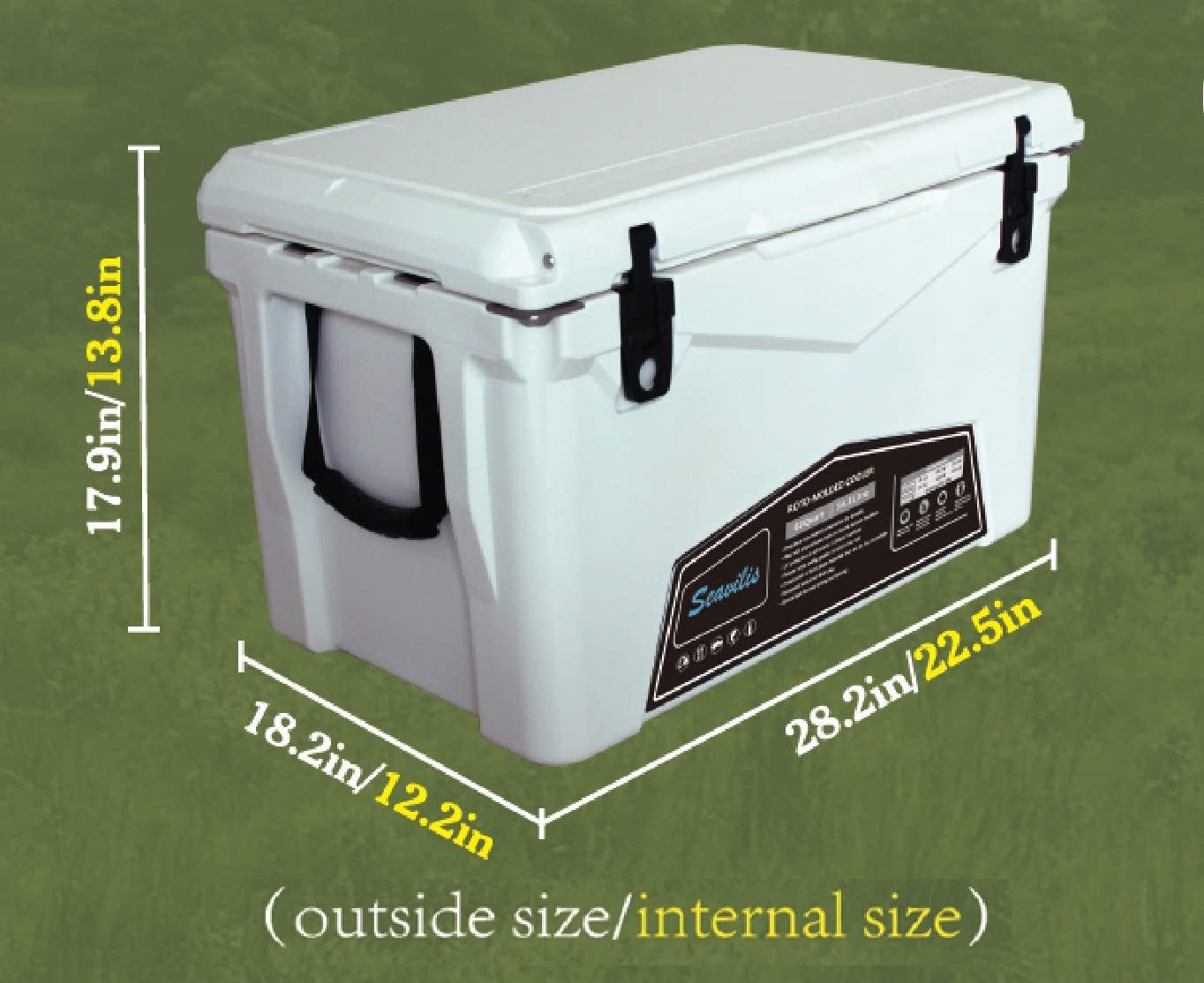 Seavilis Heavy Duty Camping Cooler 60qt