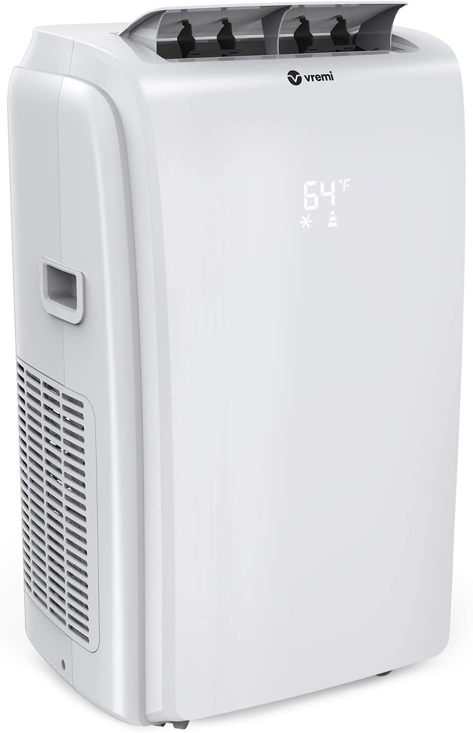 12,000 BTU Portable Air Conditioner with Heater Mode - Conveniently Cools Rooms 350 to 500 Square Feet - LED Display, Auto Shut-Off, Remote and Dehumidifier Function