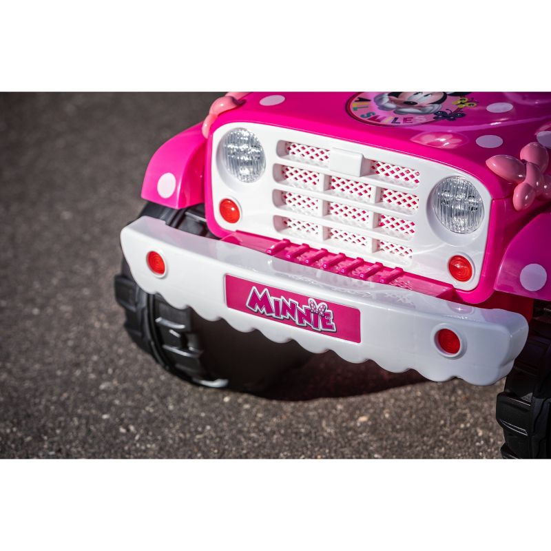 Kid Trax 6V Disney Minnie Mouse Flower Power 4×4 Powered Ride-On – Pink