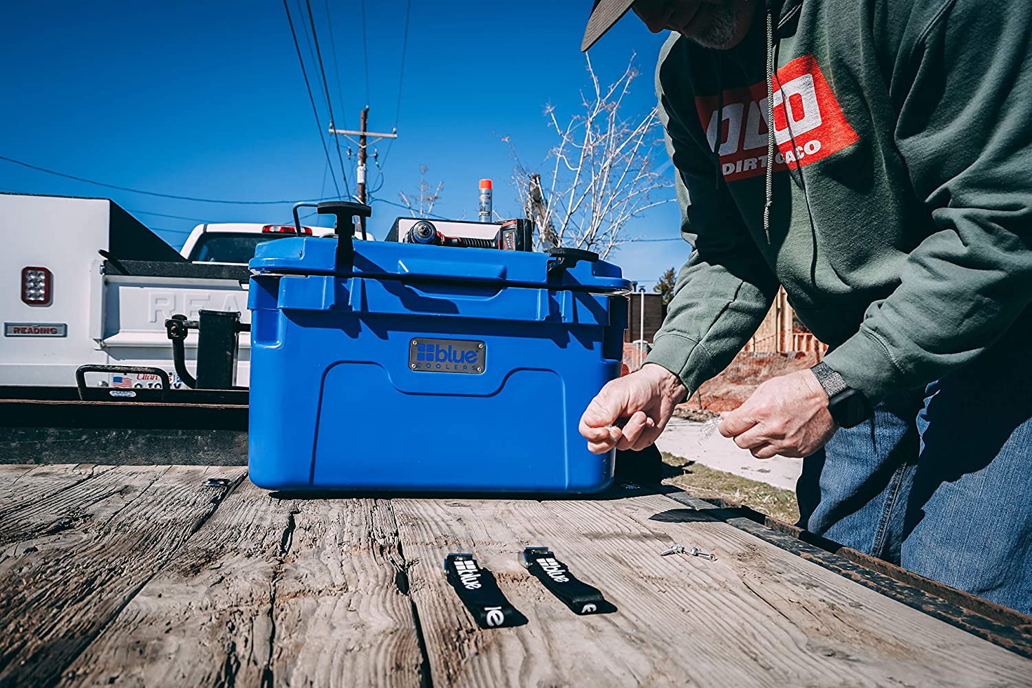 Blue Coolers Companion Cooler – 30 Quart, Roto-Molded Ice Cooler