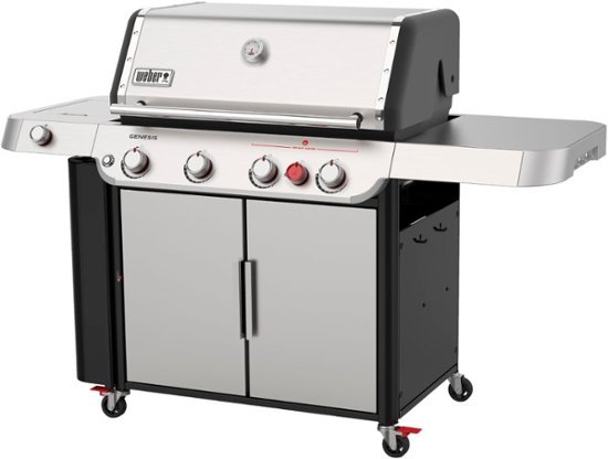 Weber - Genesis S-435 Propane Gas Grill - Stainless Steel