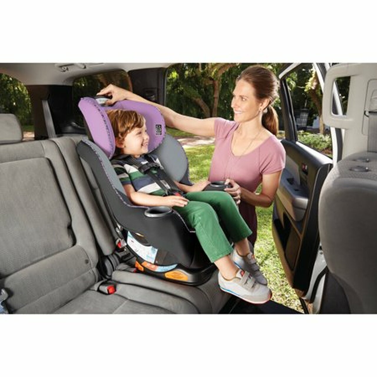 Graco Sequel 65 Convertible Car Seat with 6-Position Recline, Ara Pink