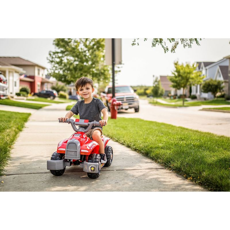 Kid Trax 6V Nickelodeon PAW Patrol Ride with Marshall Quad Powered Ride-On – Red