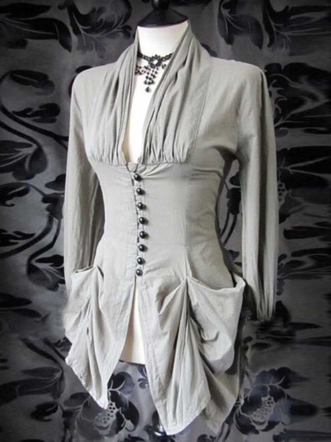 Medieval plus size Vintage Tops