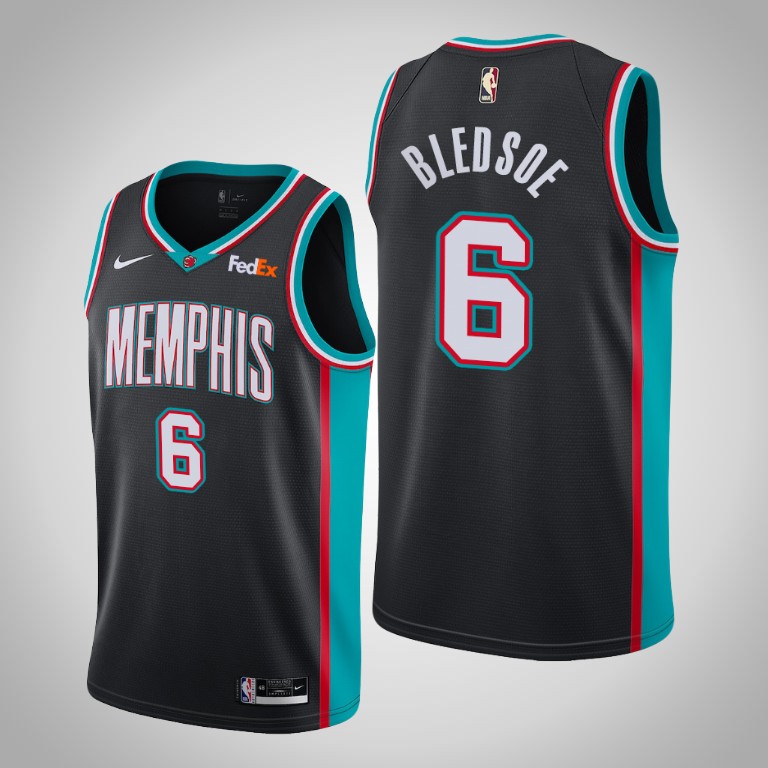 Grizzlies Eric Bledsoe Hardwood Classics Jersey Black