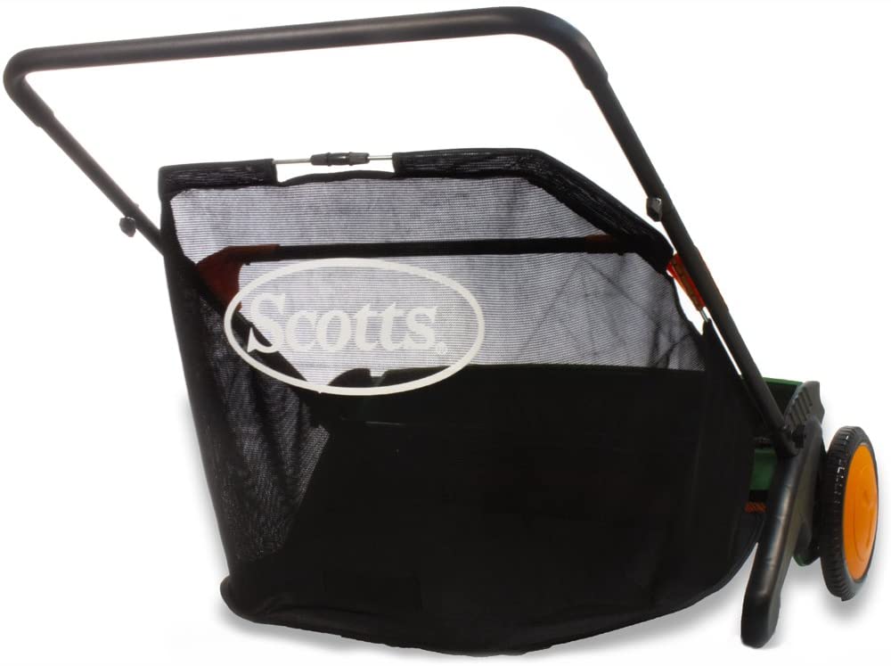 Scotts LSW70026S Push Lawn Sweeper, 26-Inch Sweeping Width, 3.6 Bushel Collection Bag