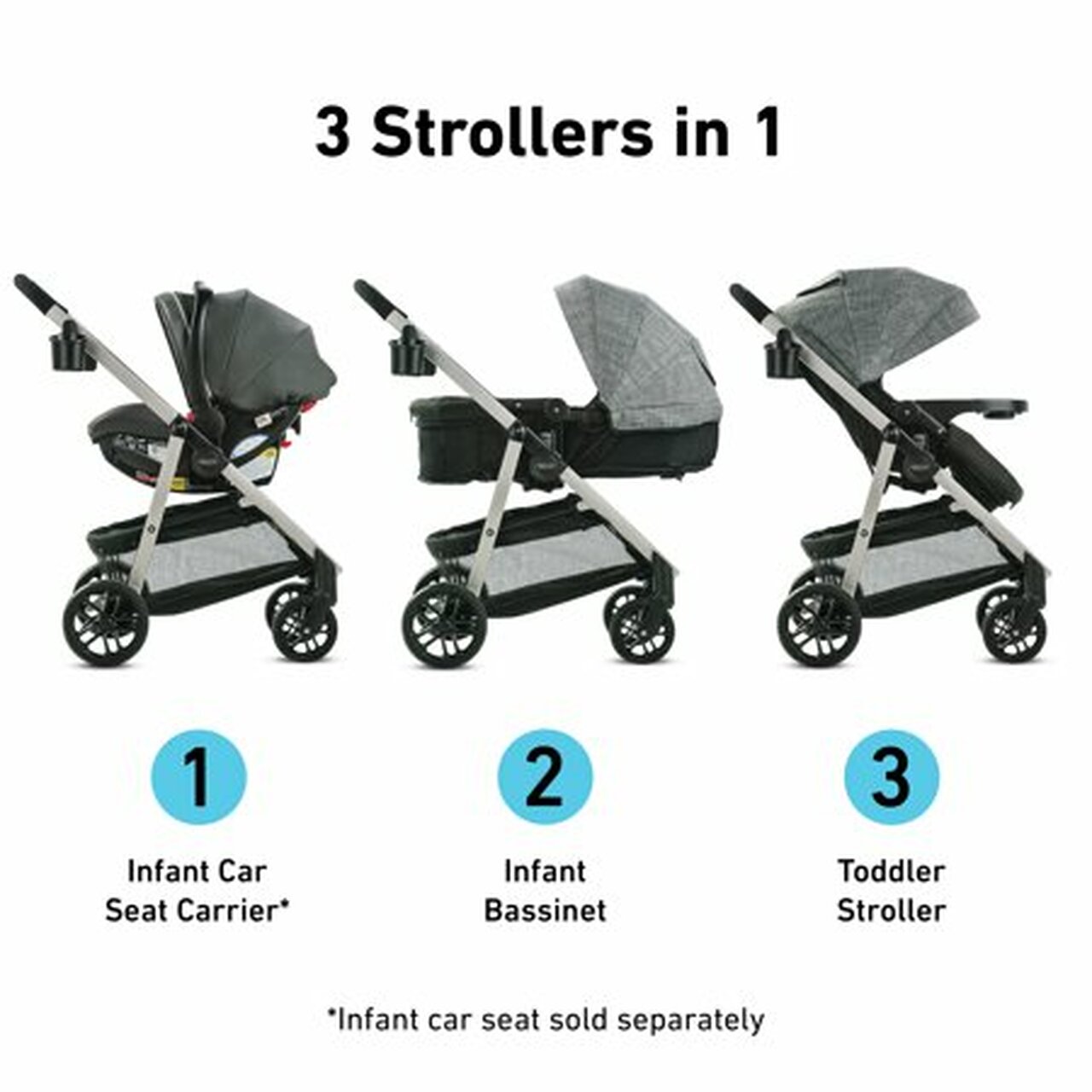 Graco Modes Pramette Stroller, Pierce