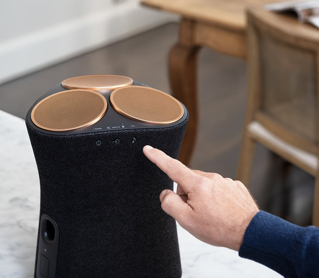 SRS-RA5000 Premium Wi-Fi Enabled 360 Reality Audio Wireless Speaker with Ambient Room-Filling Sound