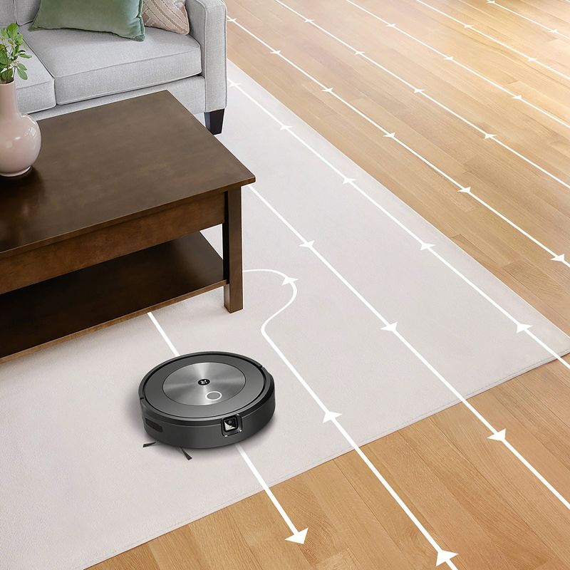 iRobot Roomba j7+ Wi-Fi Connected Self-Emptying Robot Vacuum with Obstacle Avoidance – Black – 7550