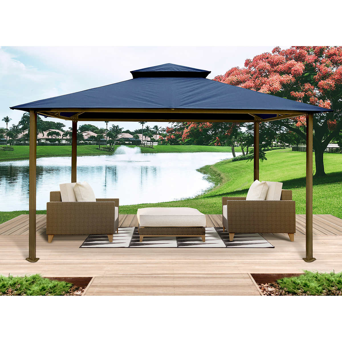Paragon Kingsbury 10'7″ x 14'4″ Soft Top Gazebo