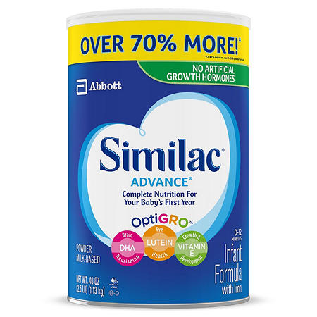 Similac Advance Infant Formula with Iron (40 oz.)