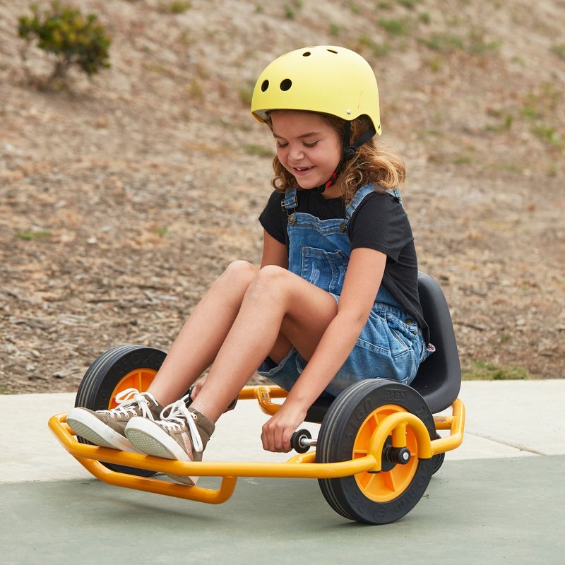 RABO powered by ECR4Kids My First Hand Cart, Industrial Grade Kids Bike – Yellow/Black