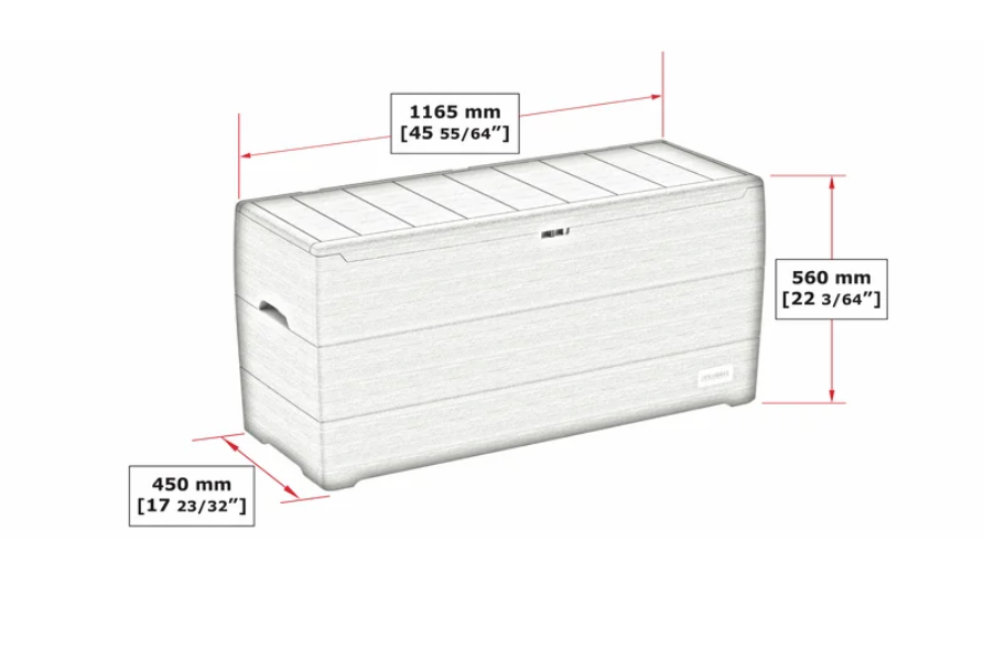 Duramax Building Products 71.32 Gallons Gallon Water Resistant Lockable Deck Box