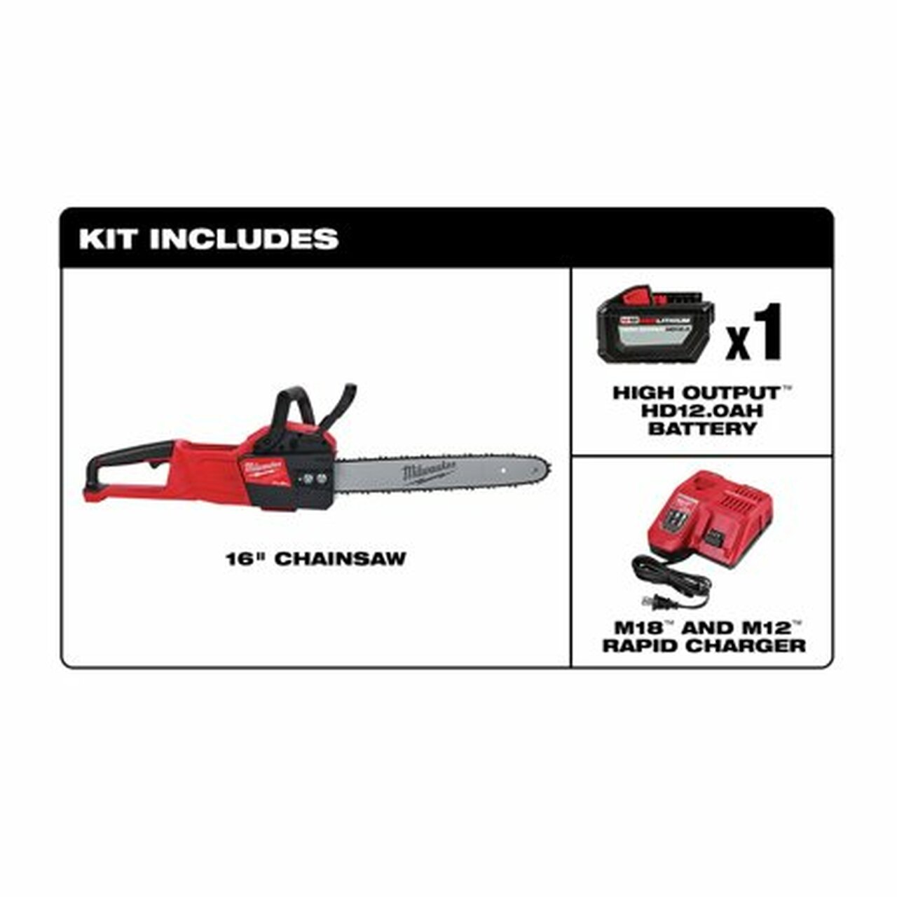 Milwaukee 2727-21HD M18 FUEL 16 in. Chainsaw Kit
