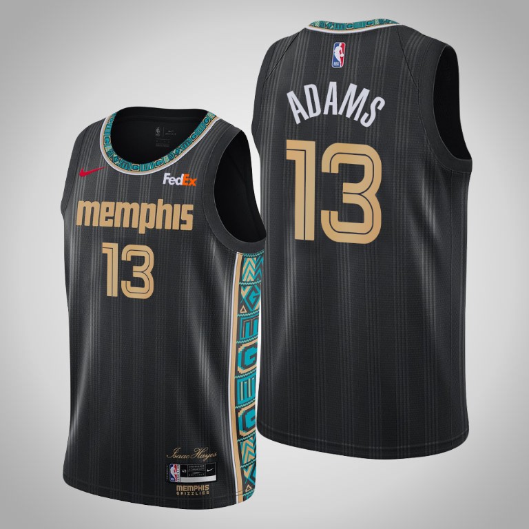 Grizzlies Steven Adams City Edition Jersey Black