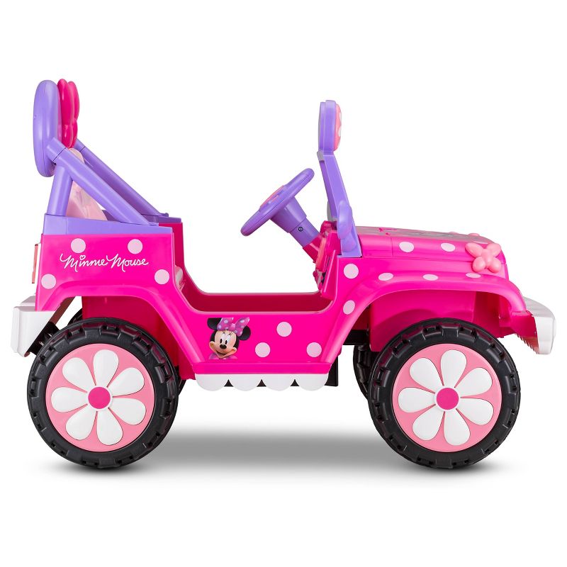 Kid Trax 6V Disney Minnie Mouse Flower Power 4×4 Powered Ride-On – Pink