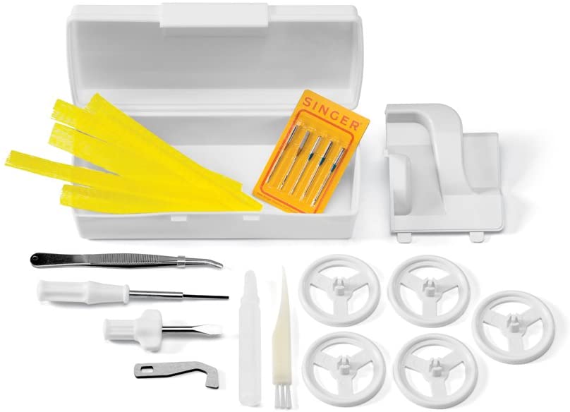 SINGER | Professional 14T968DC Serger Overlock with 2-3-4-5 Stitch Capability, 1300 Stitches per minute, & Self Adjusting – Sewing Made Easy,White