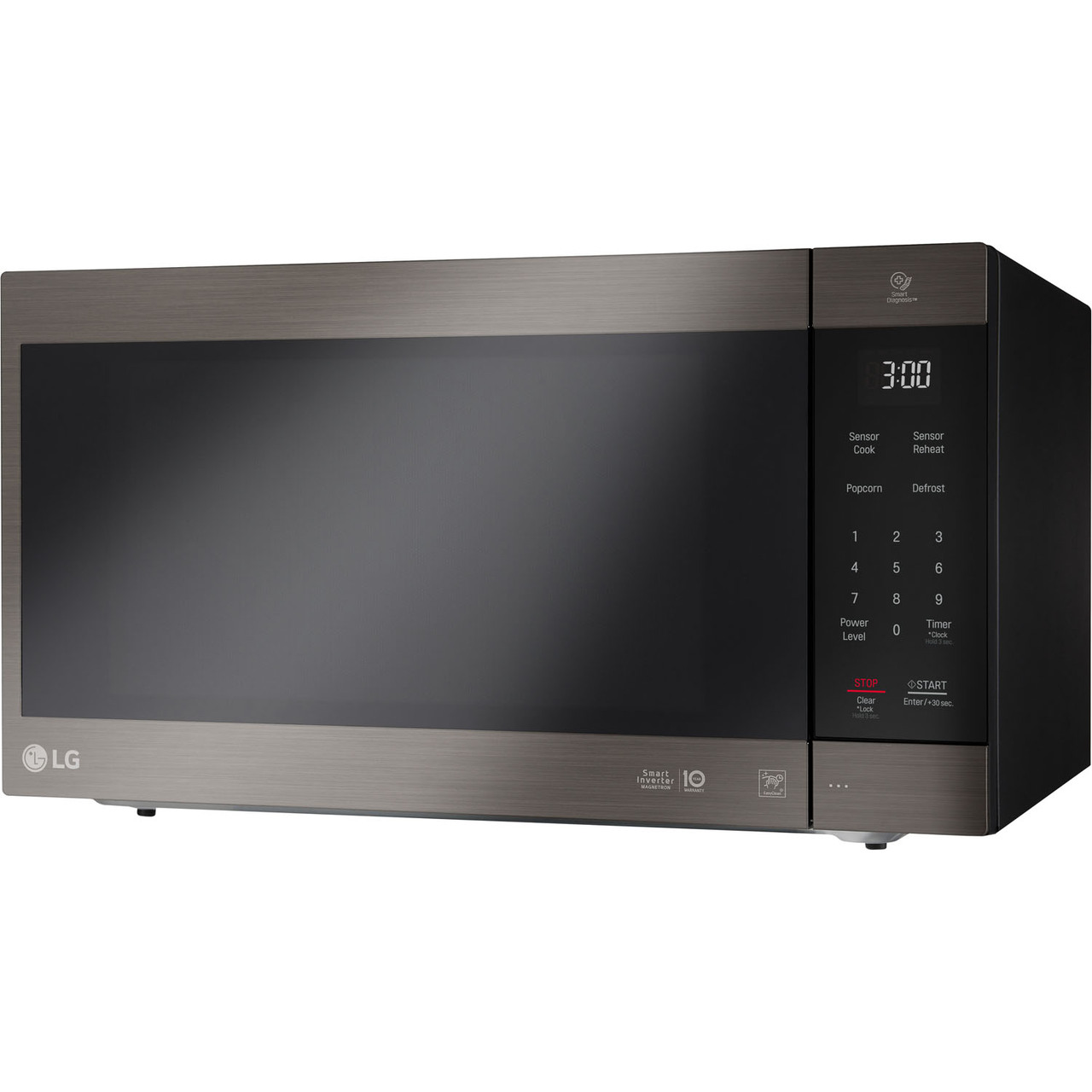 LG NeoChef 2.0 Cu. Ft. 1200W Countertop Microwave, Black Stainless Steel