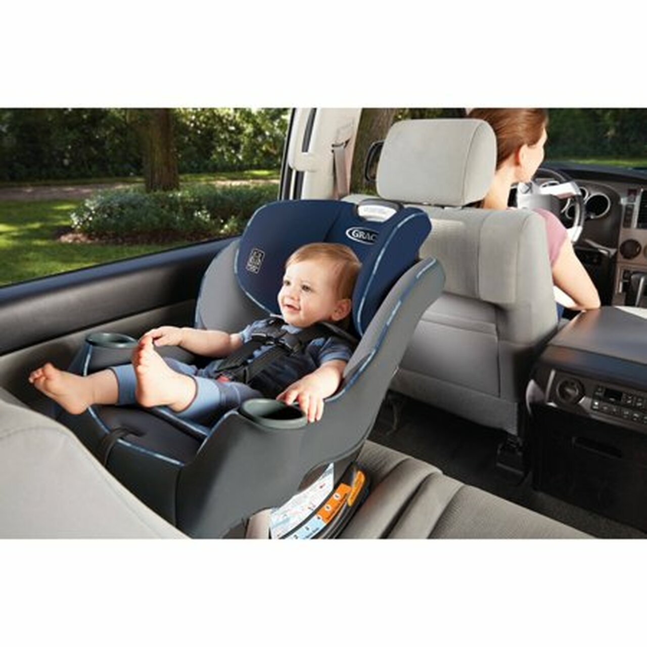 Graco Sequel 65 Convertible Car Seat with 6-Position Recline, Caden Navy