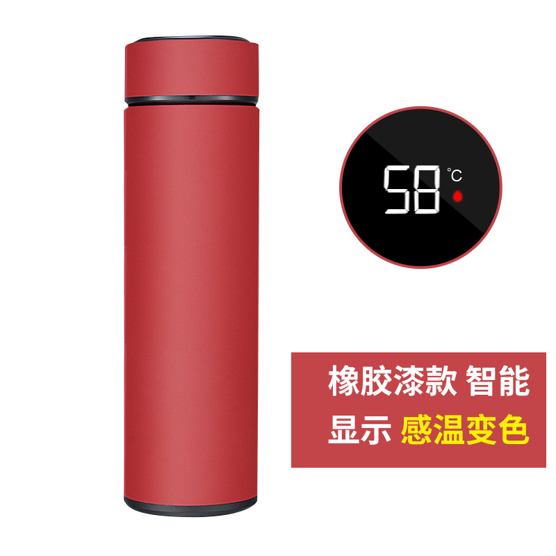 批发保温杯智能测温水杯316不锈钢创意温度显示商务礼品直杯定 制