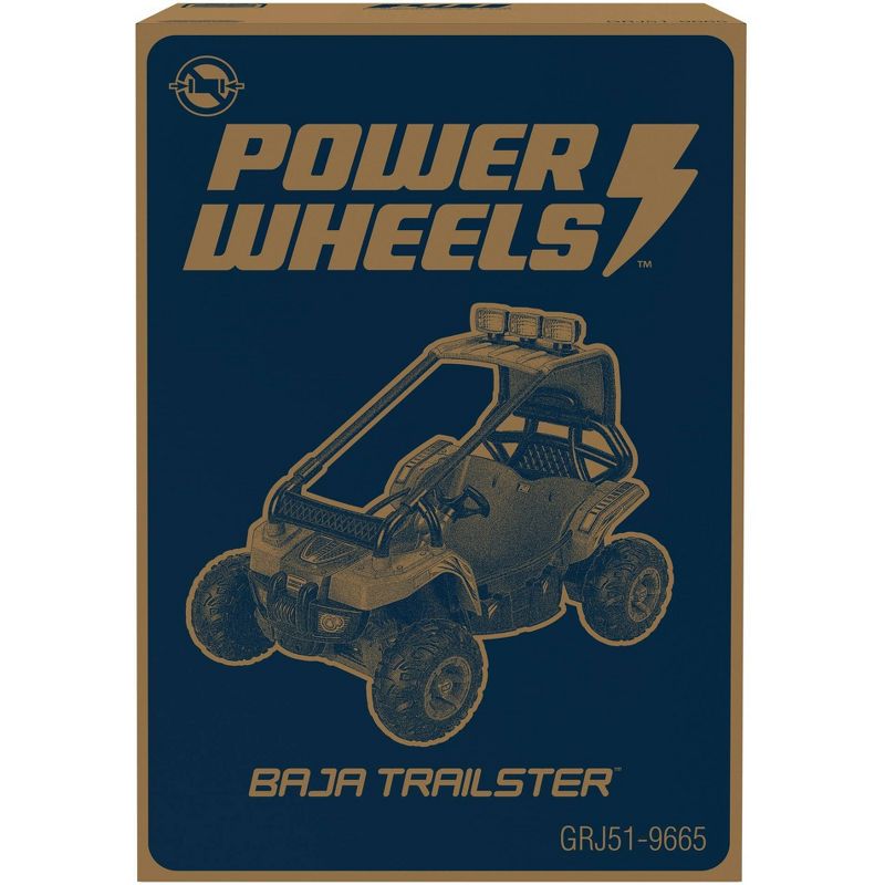 Power Wheels 12V Baja Trailster Powered Ride-On – Red/Black