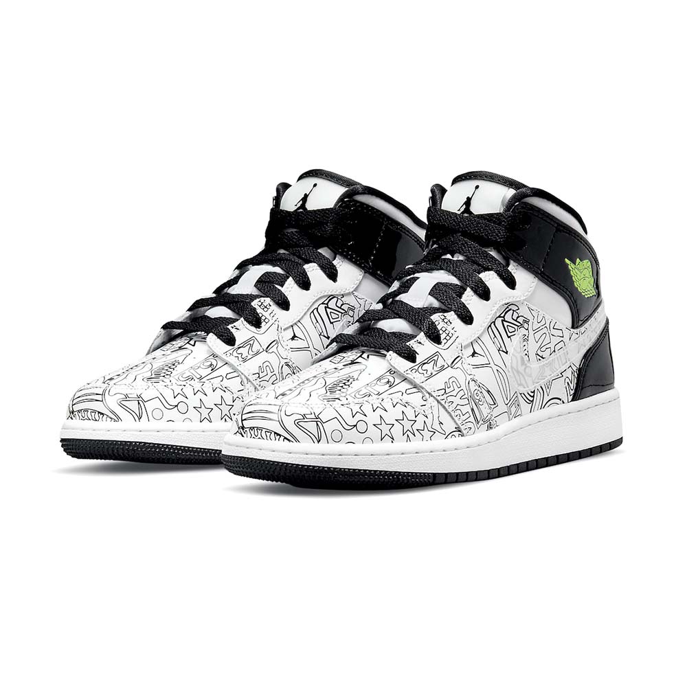 Air Jordan 1 Mid GS  ‘ DIY ‘ DC4099-100