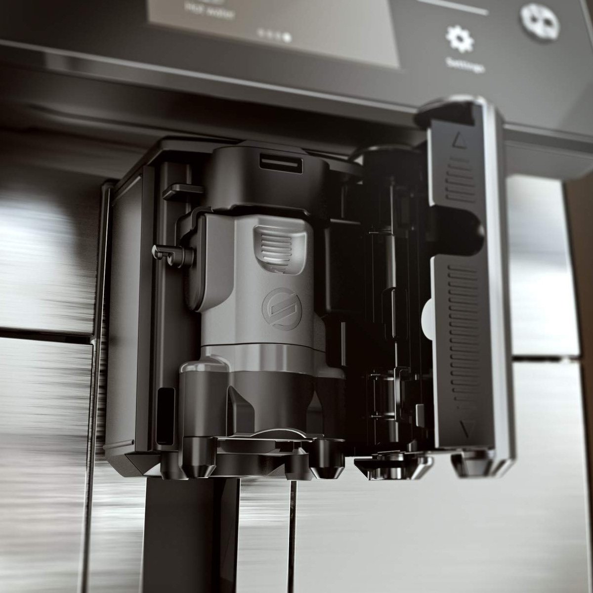 Saeco Xelsis SM7684/04 Super Automatic Coffee & Espresso Machine (Titanium / Black) – OPEN BOX