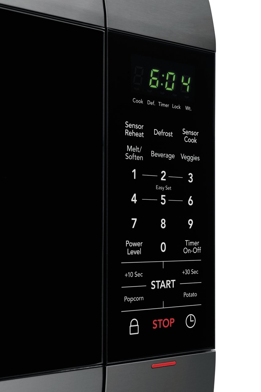 Frigidaire 1.4 cu. ft. Countertop Microwave Oven Black Stainless Steel