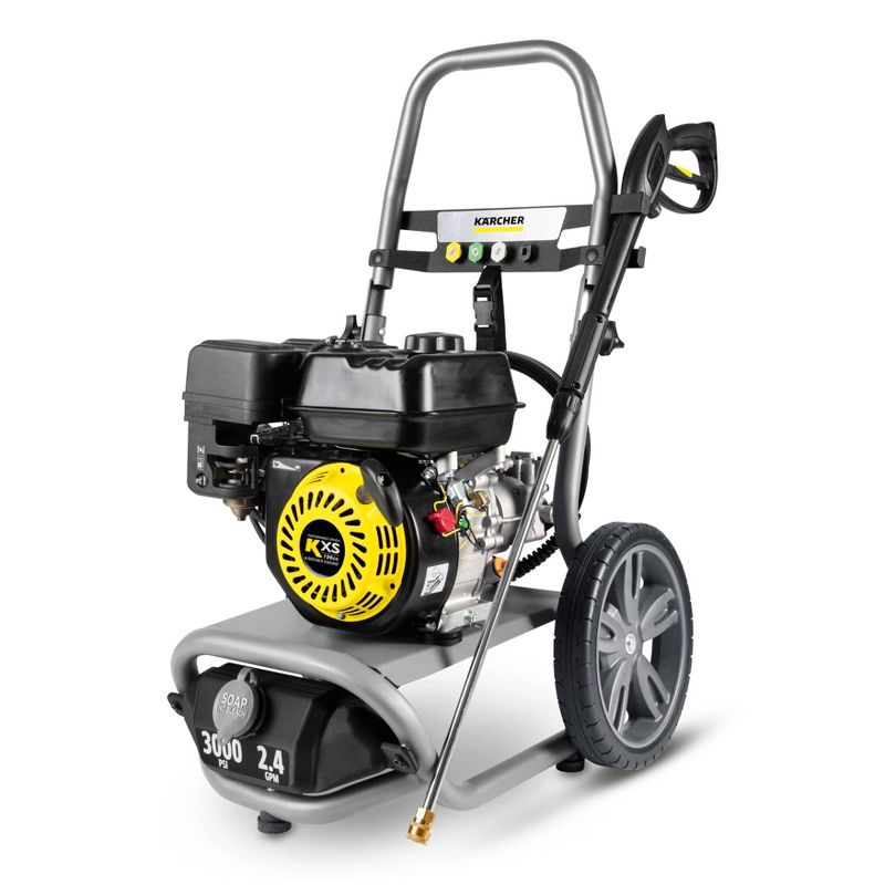 Karcher G3000 X Axial Pump Gas Power Pressure Washer with 4 Nozzle Attachments – 3000 PSI