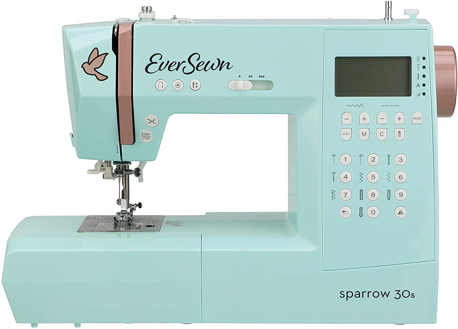 EverSewn Sparrow 30s Sewing Machine : Computer-Controlled, Red