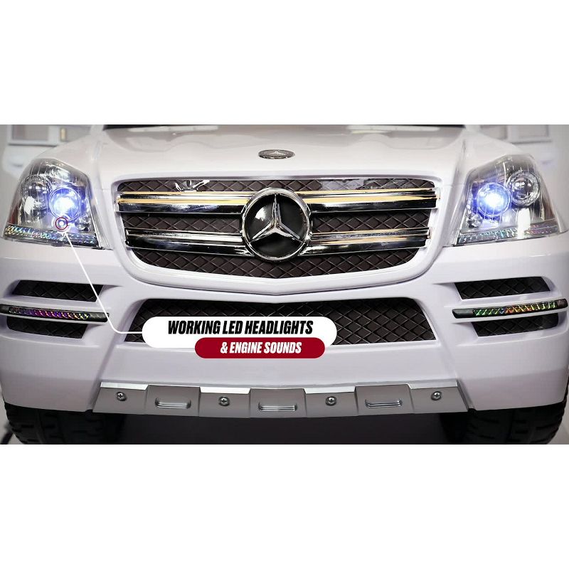 Rollplay 6V Mercedes-Benz GL450 SUV Powered Ride-On – White